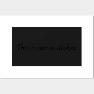 This is not a pipe. This is not a sticker. Posters and Art